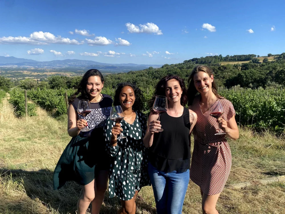 Dégustation de vins de la Maremme à la cave Gramineta — Roccastrada