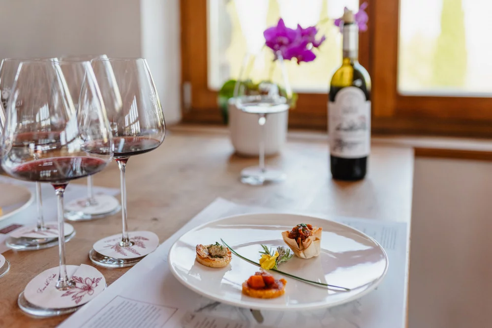 Wijn- en foodproeverij bij Tenuta Corte Pavone in Montalcino — Montalcino
