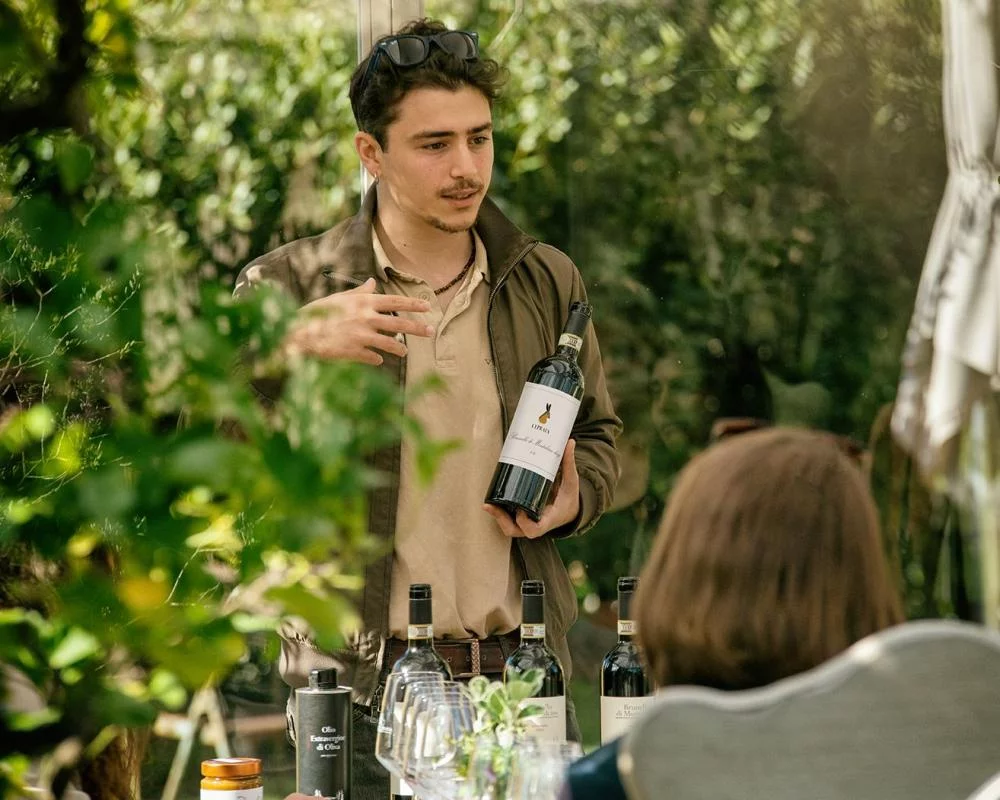 Degustação vertical na Villa Le Prata — Montalcino