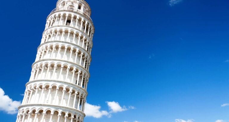 Séjour italien avec la tour penchée de Pise