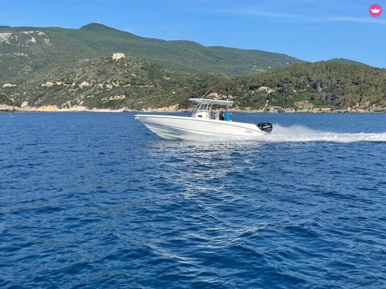 Boston Whaler 320 mit Skipper in Porto Santo Stefano