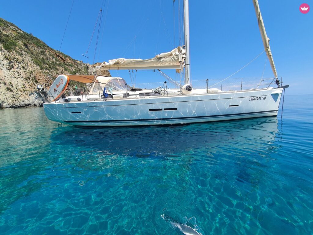 Dufour 445 Grand Large mit Skipper in Porto Santo Stefano — Porto Santo Stefano