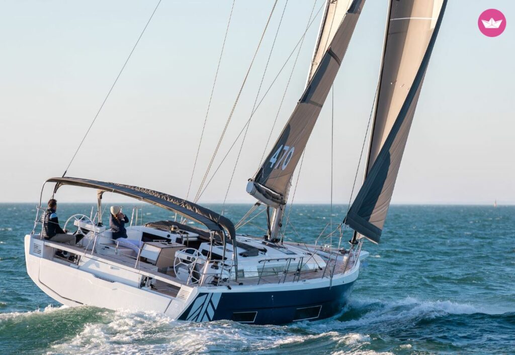 Dufour 470 a Puntone di Scarlino — Puntone di Scarlino