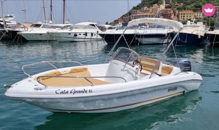 Ranieri Shark 19 sans permis à Porto Ercole