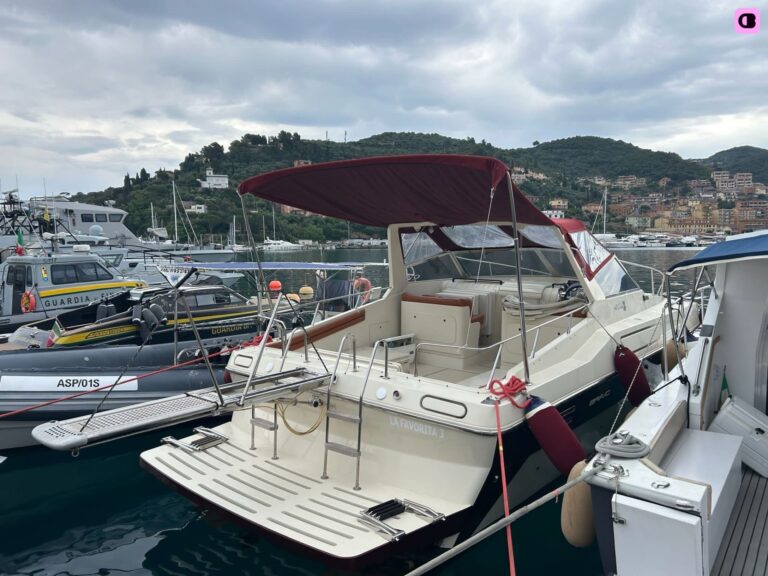 Riva BRAVO mit Skipper in Porto Santo Stefano